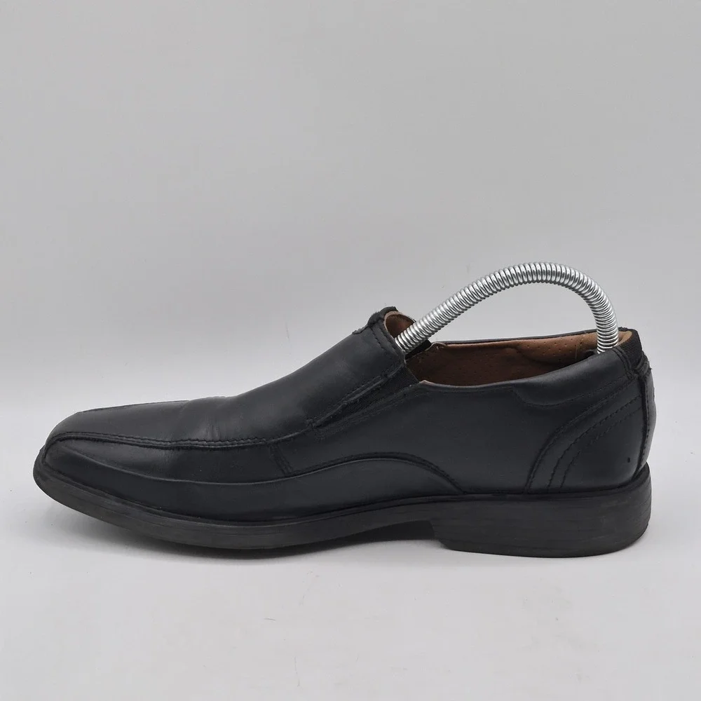 Clarks Collection Shoes‎ Mens Size 7 Black Slip-On Dress Loafers Extreme Comfort